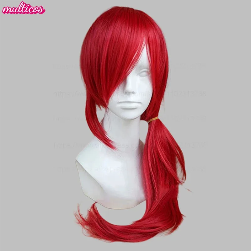 

AIAI 2025Высокое качество Xayah LOL Косплей Красные Смешанные Белые Уши Термостойкие Синтетические Волосы Аниме Парики + Кепка Для Парика