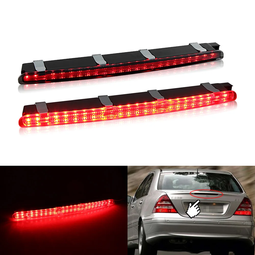 1PC für Mercedes-Benz C-Klasse W203 C230 C240 C300 C320 C32 C55 2001-2007 3rd Bremslichter LED Stop Signal Rückleuchten Canbus 12V
