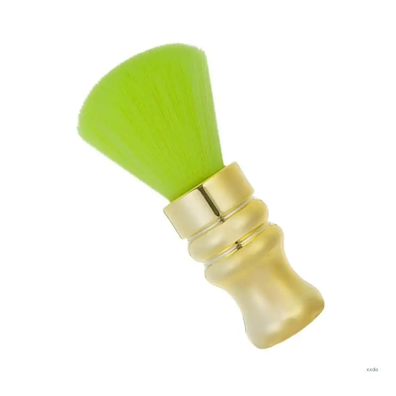 Fluorescent Green Portable Beard Brush Gentle on Skin Replaceable Head for Men's Grooming Styling Accessory