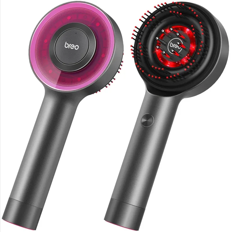 Breo Scalp3 Scalp Massage Brush Hair Massager Comb with IPX7 Waterproof, Wireless Electric Massager Type C