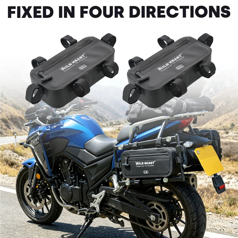Universal Motorcycle Frame Package Hanging Bag Saddlebags Side Tool Storage Bag Pouch Travel bag For Harley BMW Yamaha Honda