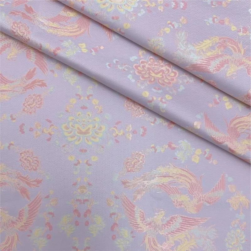New Chinese-style vest cheongsam dress fabric and throw pillow made of jacquard imitating brocade