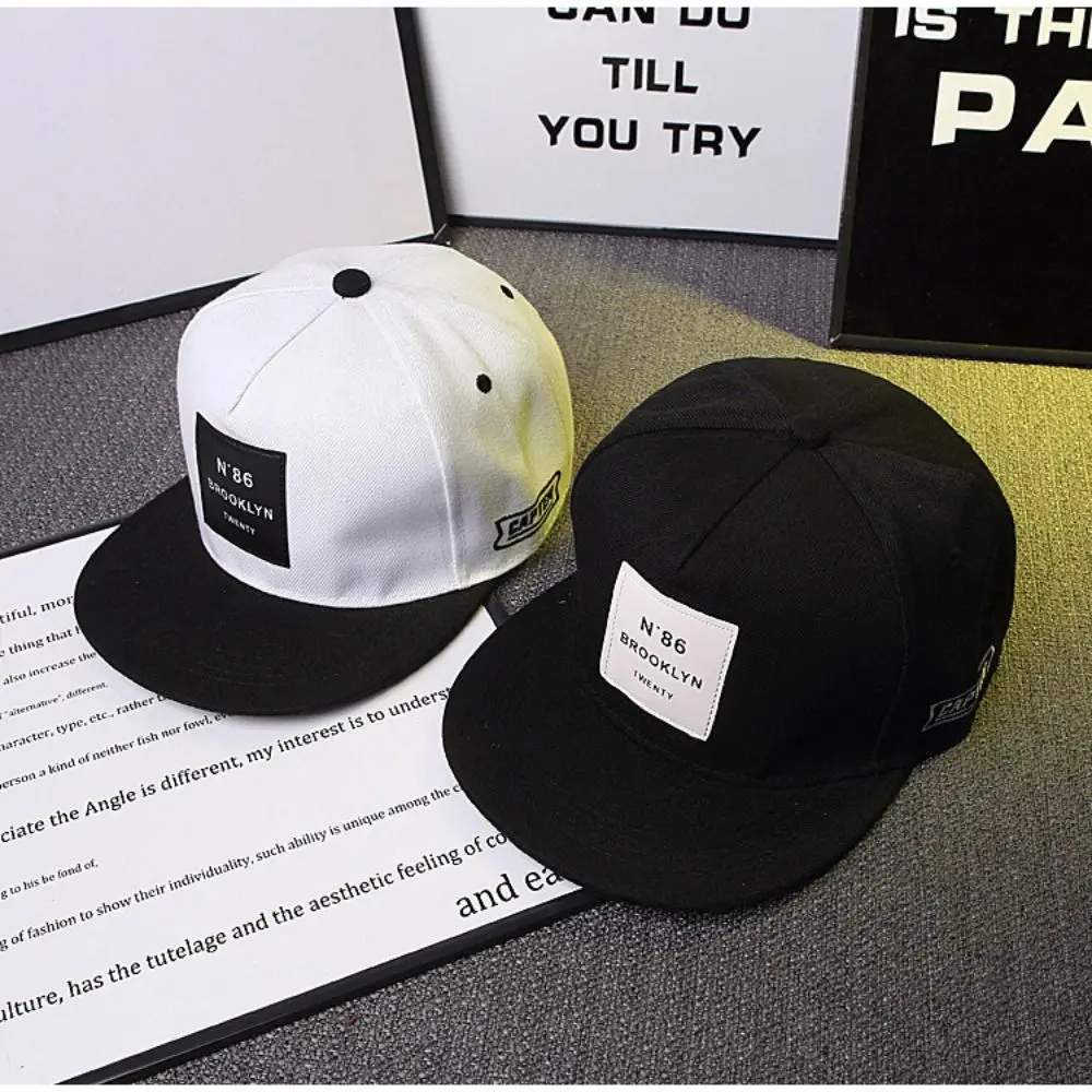 Trendy N86 Patch Baseball Cap Sun Protection Outdoor Hip-hop Cap Embroidery Summer Spring Peaked Cap
