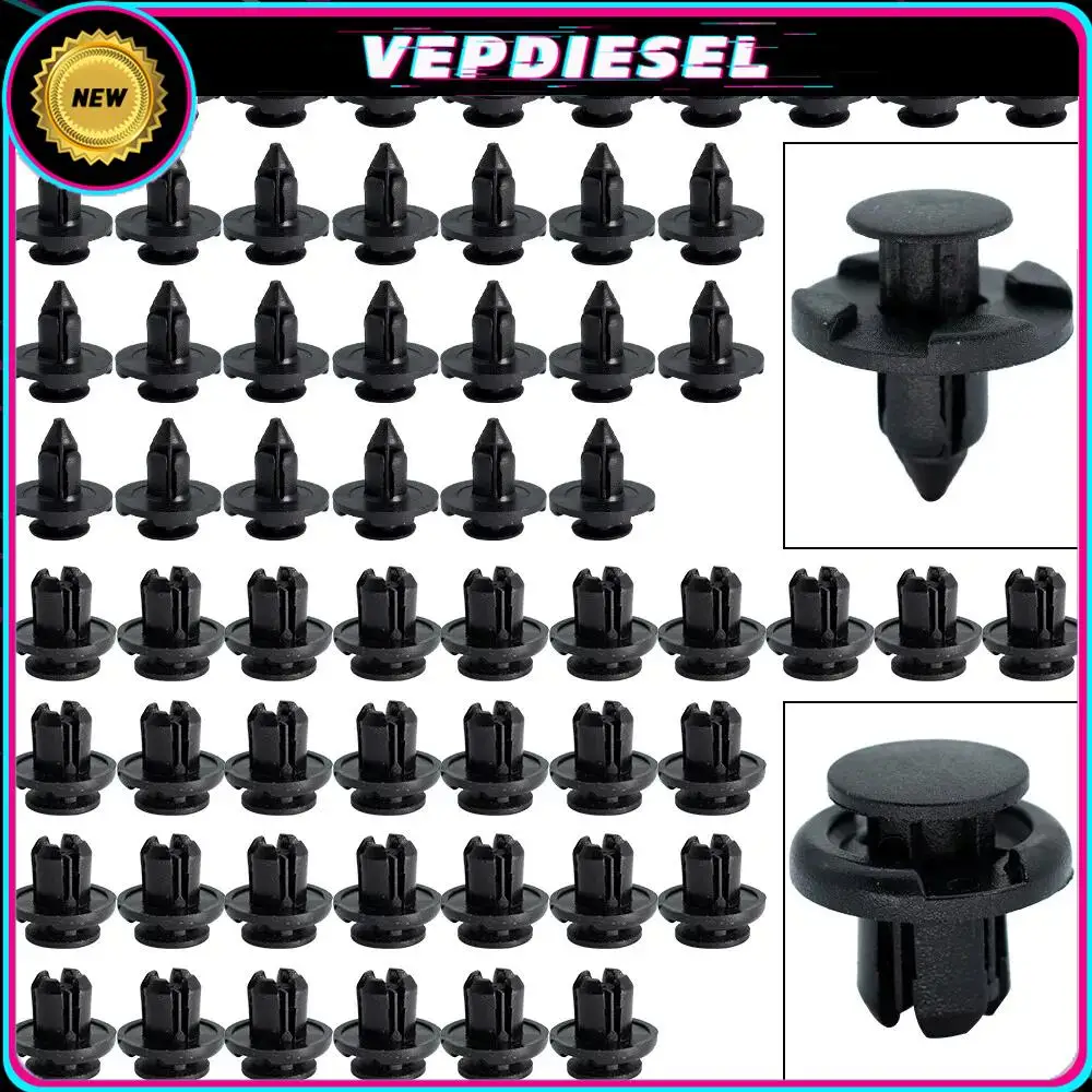 

180Pcs Car Trim Panel Clips Bumper Fender Fastener Push Rivets 91503-SZ3-003 91505-SL0-003 91545-SE0-003 For Honda Civic Accord