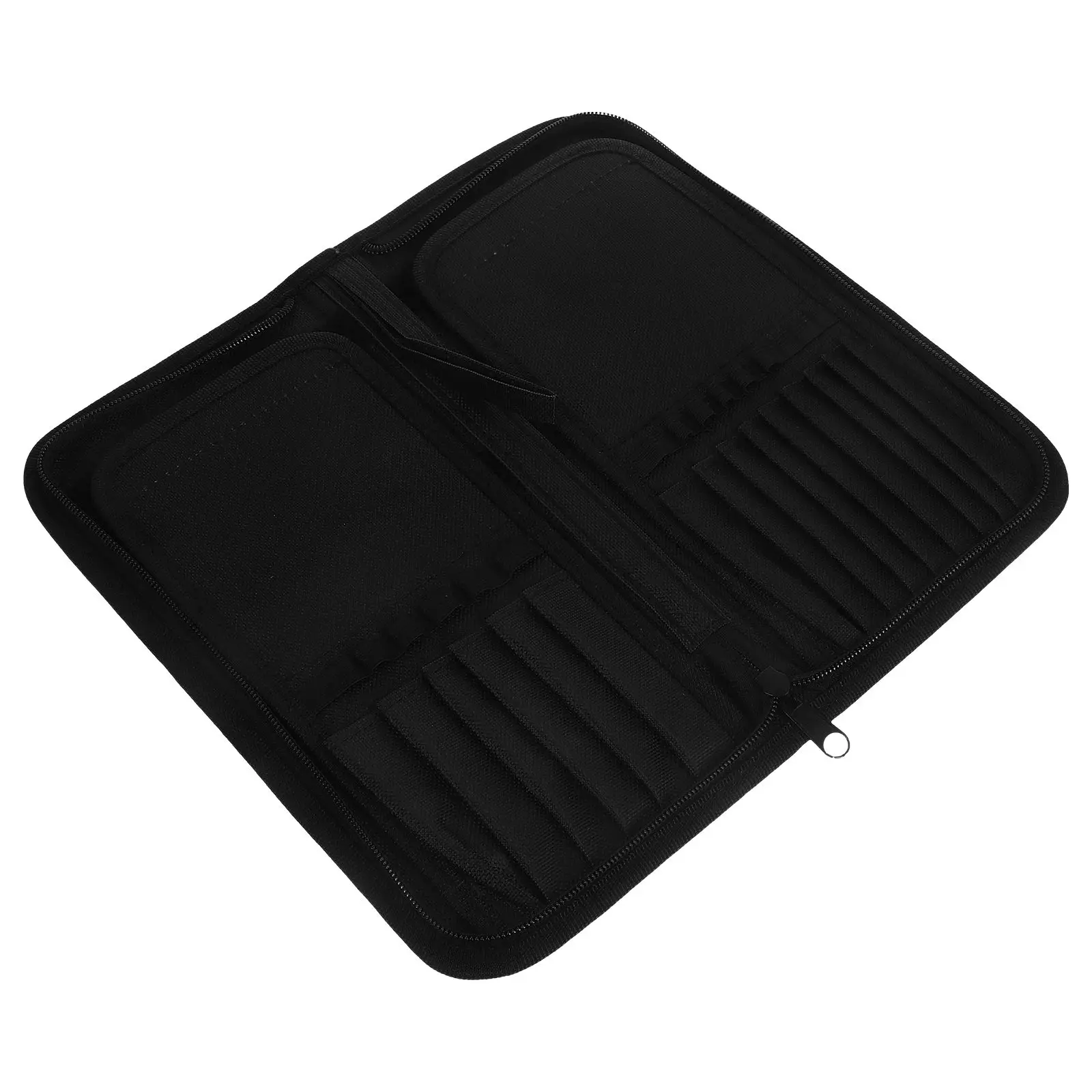 

15 Slots Paint Brush Holder Durable Canvas Roll Up Storage Case Artists Travel Supplies Brushes Pen Curtain