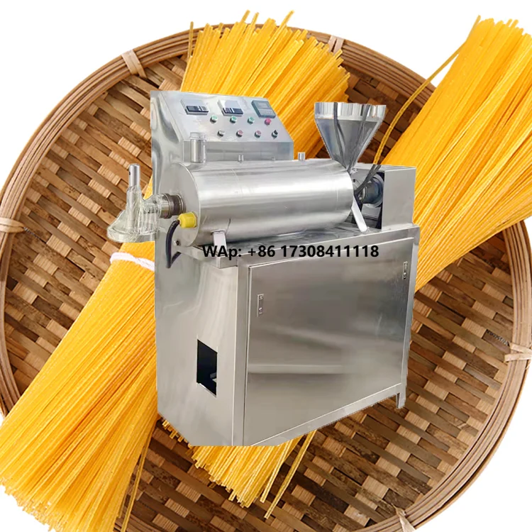 Stainless Steel Semi Automatic Rice Vermicelli Noodle Machine Commercial Corn Noodle Making Machine