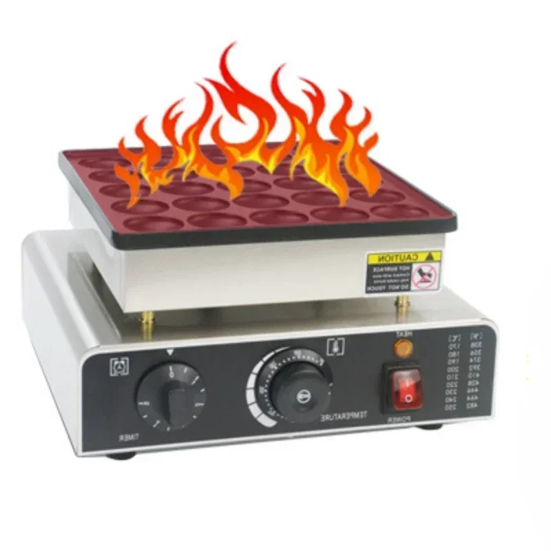 Commercial 25 Hole Small Pancake Machine Circular Gong Burning  Electric Pancake Waffle Maker Pancake Tool