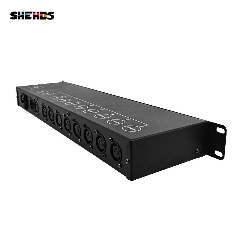 SHEHDS DMX512 8CH Signalverstärker Splitter 8-Wege DMX Distributor Bühnenlicht Controller Ausrüstung – Detail 2