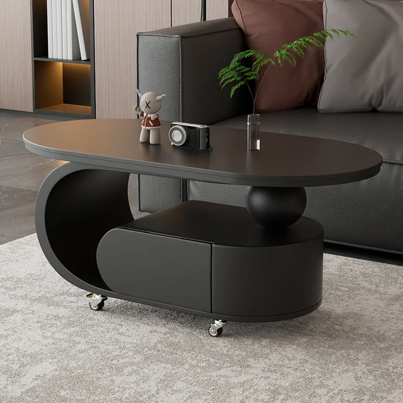 

Living Room Design Coffee Table Modern Storage Luxury Wheels Designer Space Saving Coffee Table Moving Meubles Home Furniture