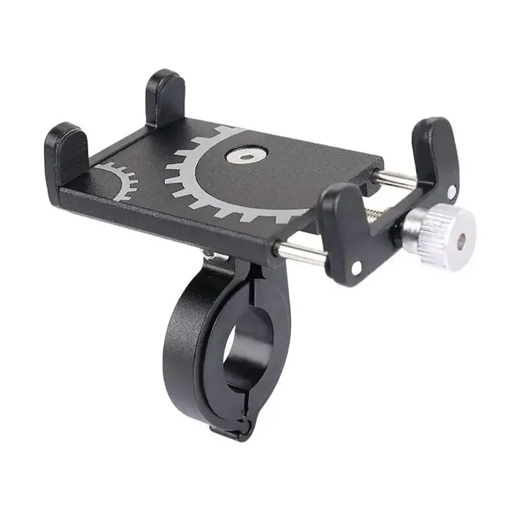 AliExpress NONE Aluminum Alloy Bicycle Phone Holder Anti-slip Bracket Support GPS Clip Metal Bike Phone Stand Riding MTB Motorcycle for iPhone