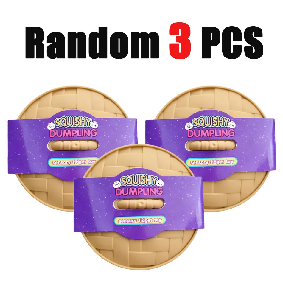 Bunte Simulierte Knödel-Squishy-Blindbox: Entspannendes, Angstlösendes, Stressabbauendes und Stimmungssteigerndes Rebound-Quetschspielzeug