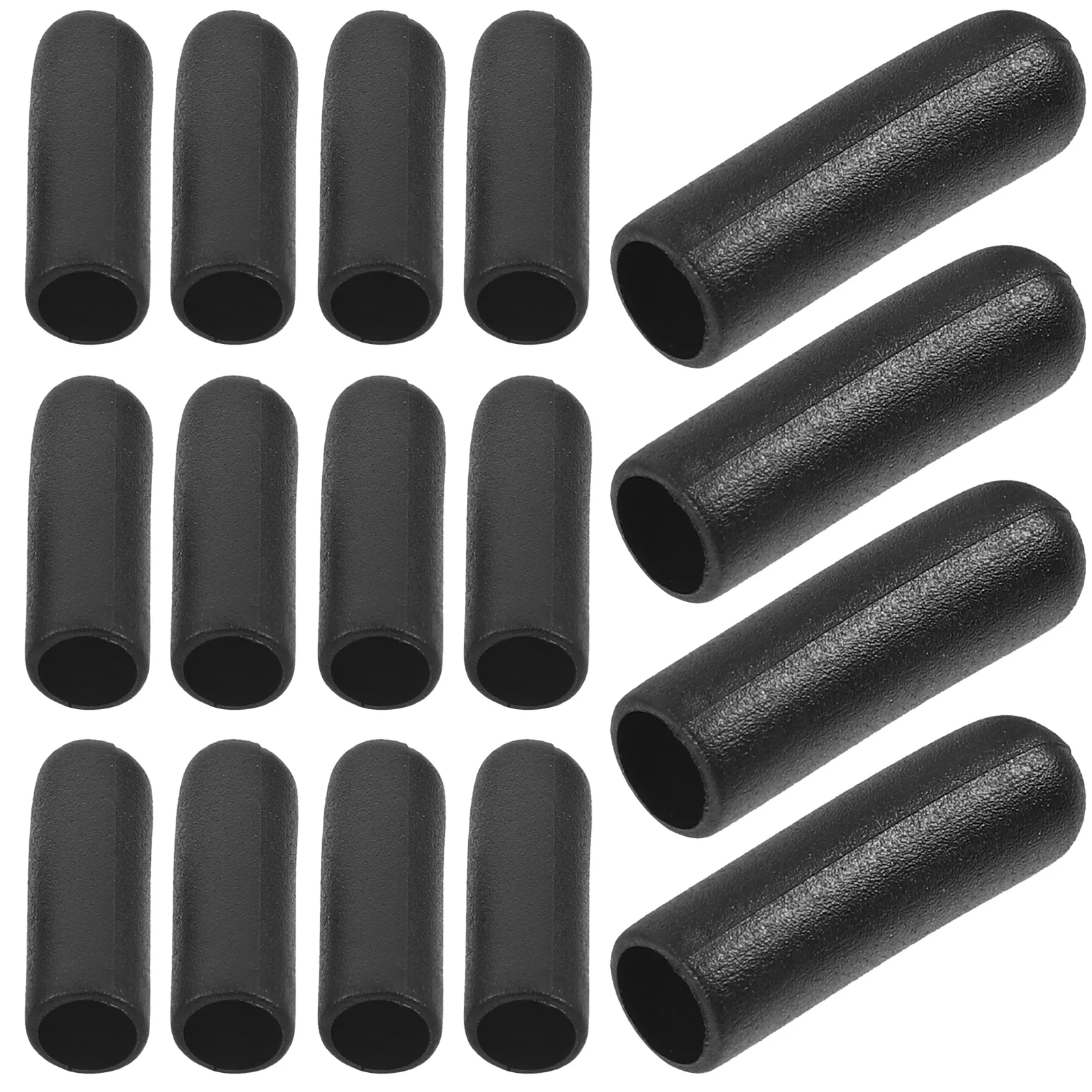 

50pcs Soft Rubber Cord Ends Rope Stopper for Clothing Stop Toggle Lanyards Shoelaces Backpack Drawstrings Reusable