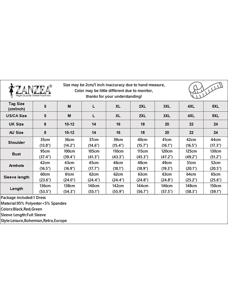 ZANZEA 우아한 여성 무슬림 원피스 아바야 캐주얼 카프탄 긴팔 프릴 밑단 드레스, 이슬람 맥시 로브, 2024 가을