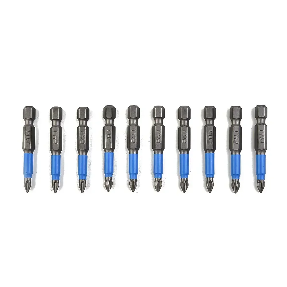 10Pcs 25/50mm Screwdriver Bits PH1 PH2 PH3 PZ1 PZ2 PZ3 Anti-slip Magnetic Drill Bits 1/4Inch Hex Shank Hand Tools Electric Drill