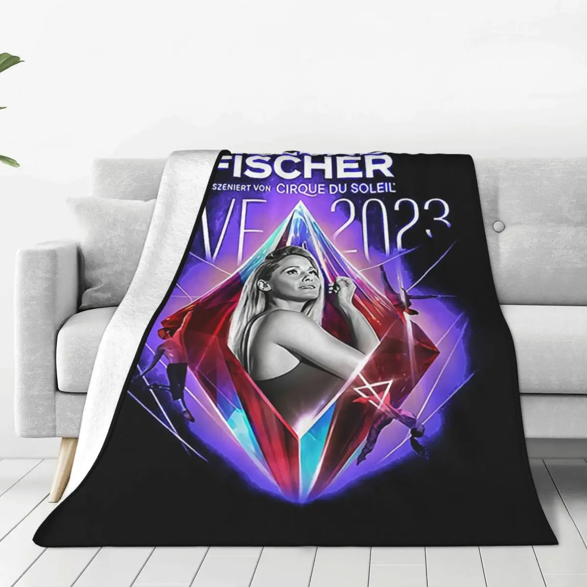 Helene Fischer Rausch 2023 Blankets Soft Warm Flannel Throw Blanket Cover for Bed Living room Picnic Travel Home Couch