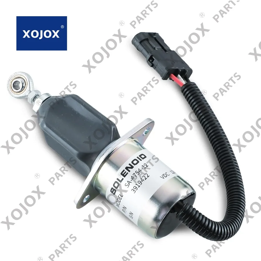 

XOJOX 3919422 Fuel Shut Off Solenoid Yanmar 129953-77803 SA4754-12 24022035 Replacement for Diesel Engine 5.9L 8.3L, F Truck Par