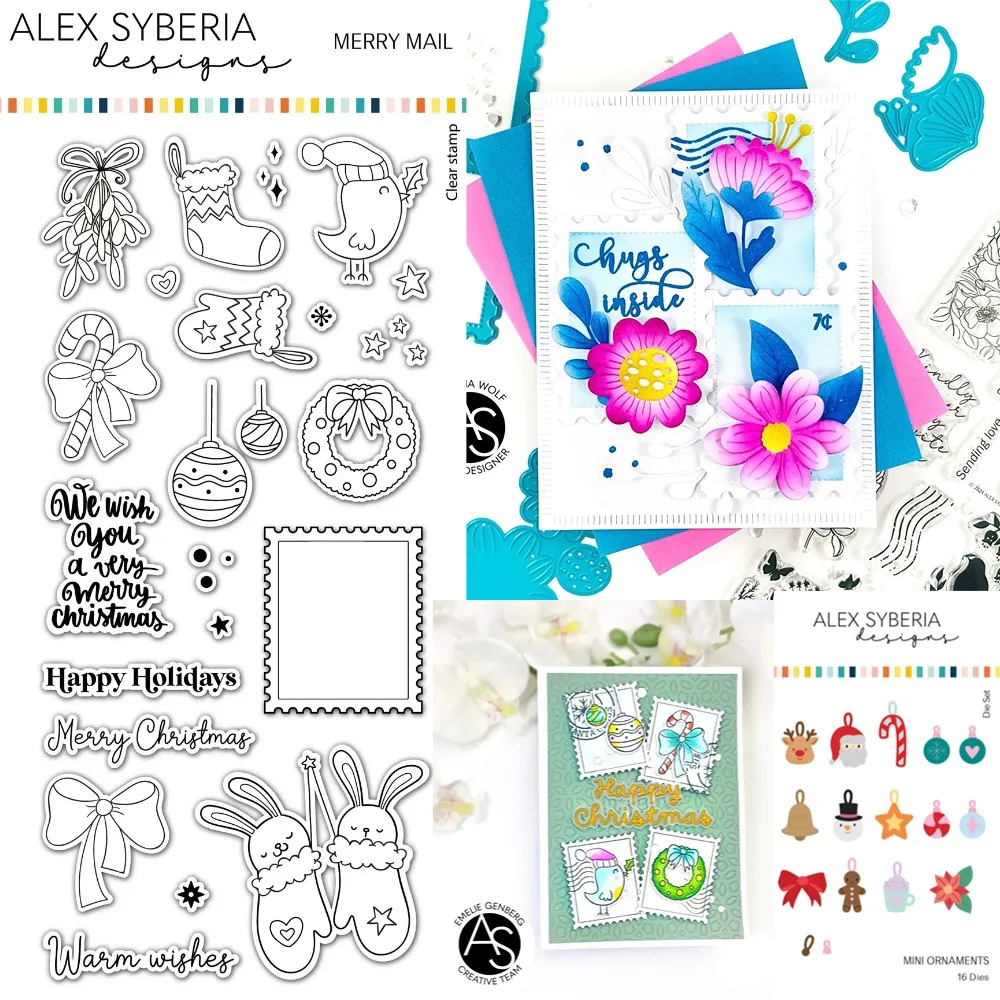 

Christmas card Metal Cutting Stencil and stencil stamps DIY Scrapbooking Easter Craft Embossing Making Stencil