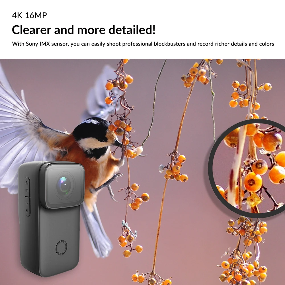 SJCAM C200 Underwater Diving Aerial Photography Riding 4K Night Vision Outdoor High-definition Anti-shake Sports Camera