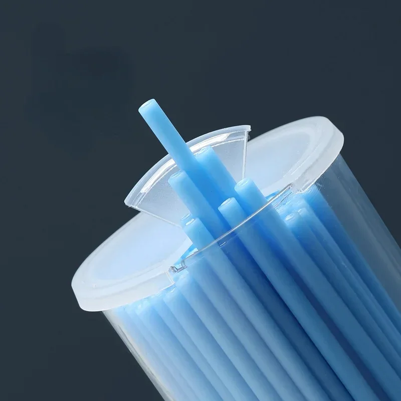 100 ชิ้น Lot แปรงขนตาแบบใช้แล้วทิ้ง Swab Microbrushes Eyelash Extension Removal Applicators