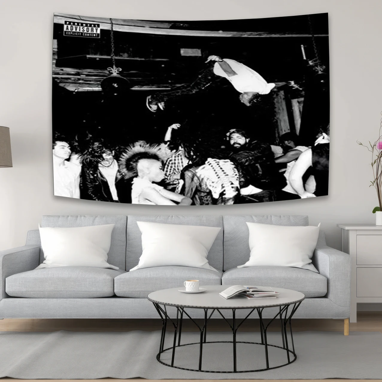 90x150cm Playboi Carti Album Cover Wall Art Flag Tapestry Wall Hanging Living Room Wallpapers Tapestry Aesthetic Room Decor