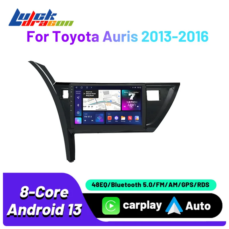 

2Din Android 15 Radios For Toyota Auris 2013-2016 Carplay Android Auto Car Multimedia Player HD Touch Screen Car Bluetooth Radio