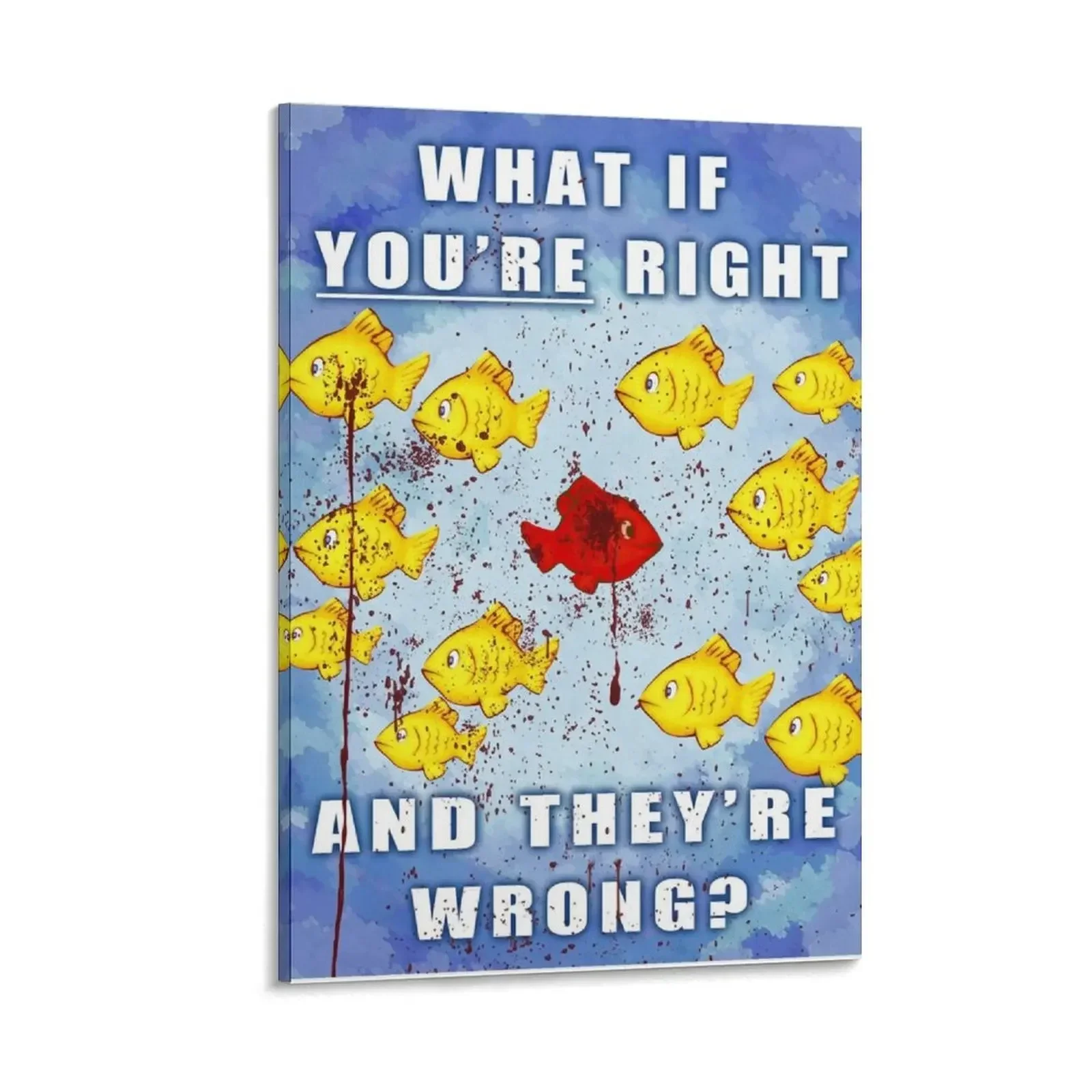 

what if you're right and they wrong Canvas Painting bedrooms decorations anime decorative frames wall room