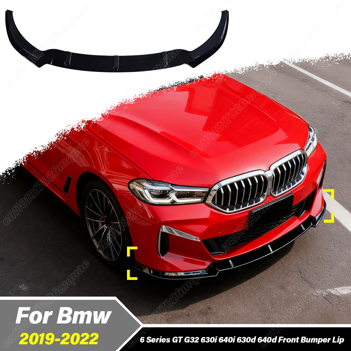 

For BMW 6 Series GT G32 630i 640i 630d 640d M Sport 2019 2020 2021 2022 Automobile Front Bumper Spoiler Board Decoration Kit