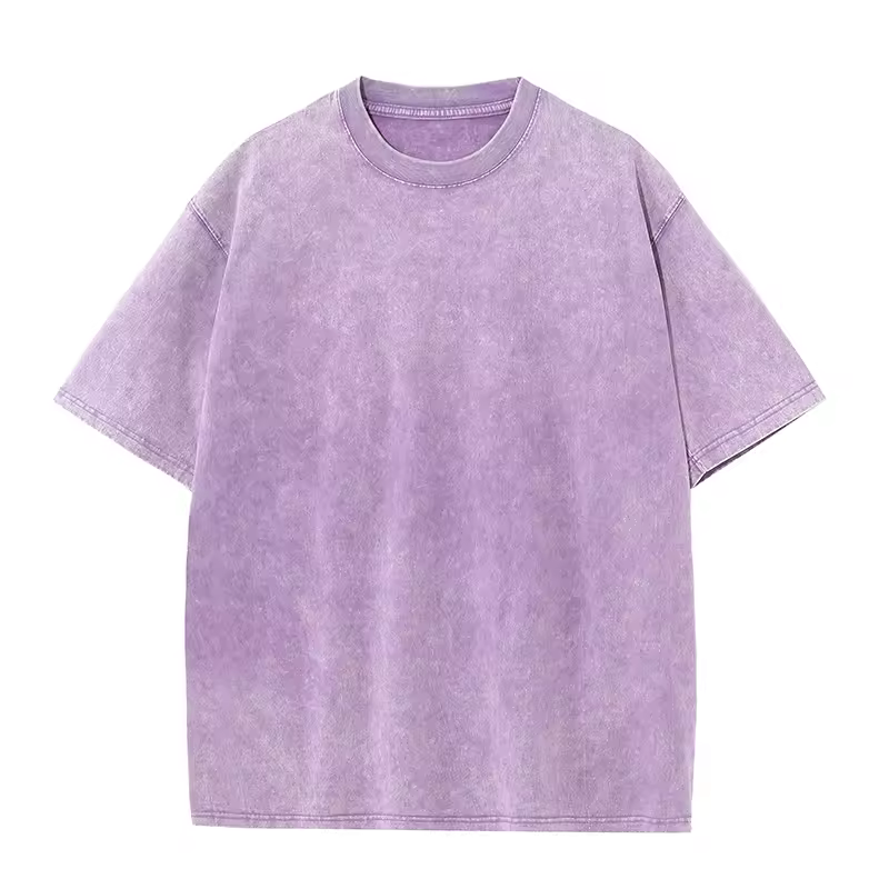 100% Cotton T-shirt Custom Logo Street Trend Short Sleeve T-shirt Embroidery Design European American Size Tops Printing Pattern - Image 9