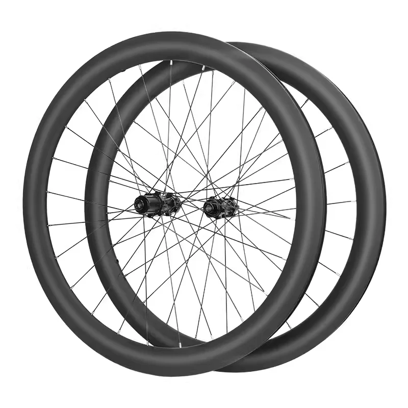 Super Lightweight Carbon Wheels 50mm 25mm Width Clincher Rim Tubeless Available 700c Carbon Bike Wheels For Road