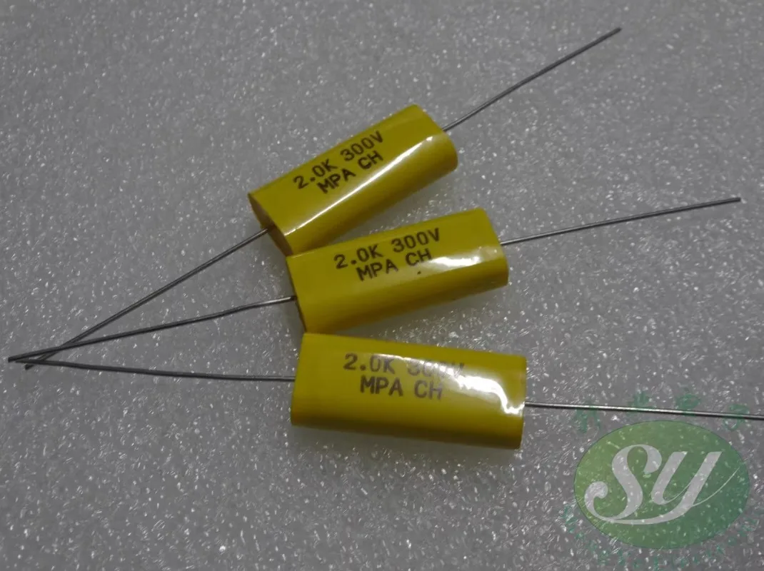 

10PCS CH MPA 2.0uf/300v 2u0 2uf 205 New axial non-polar frequency divider capacitor