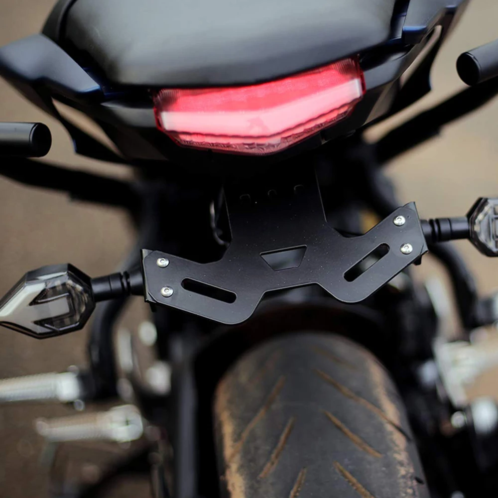 

MTKRACING License Plate Holder For YAMAHA MT-15 2018-2024 Licence Frame Rear Tail Frame Fender Eliminator Bracket
