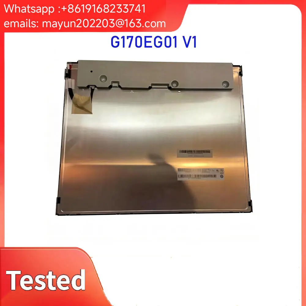 Original 17-inch Industrial LCD Display Screen Model G170EG01 V1, with G170EG01 V.1 / G170ETN01.0 / G170EG01 V0, 100% Tested.