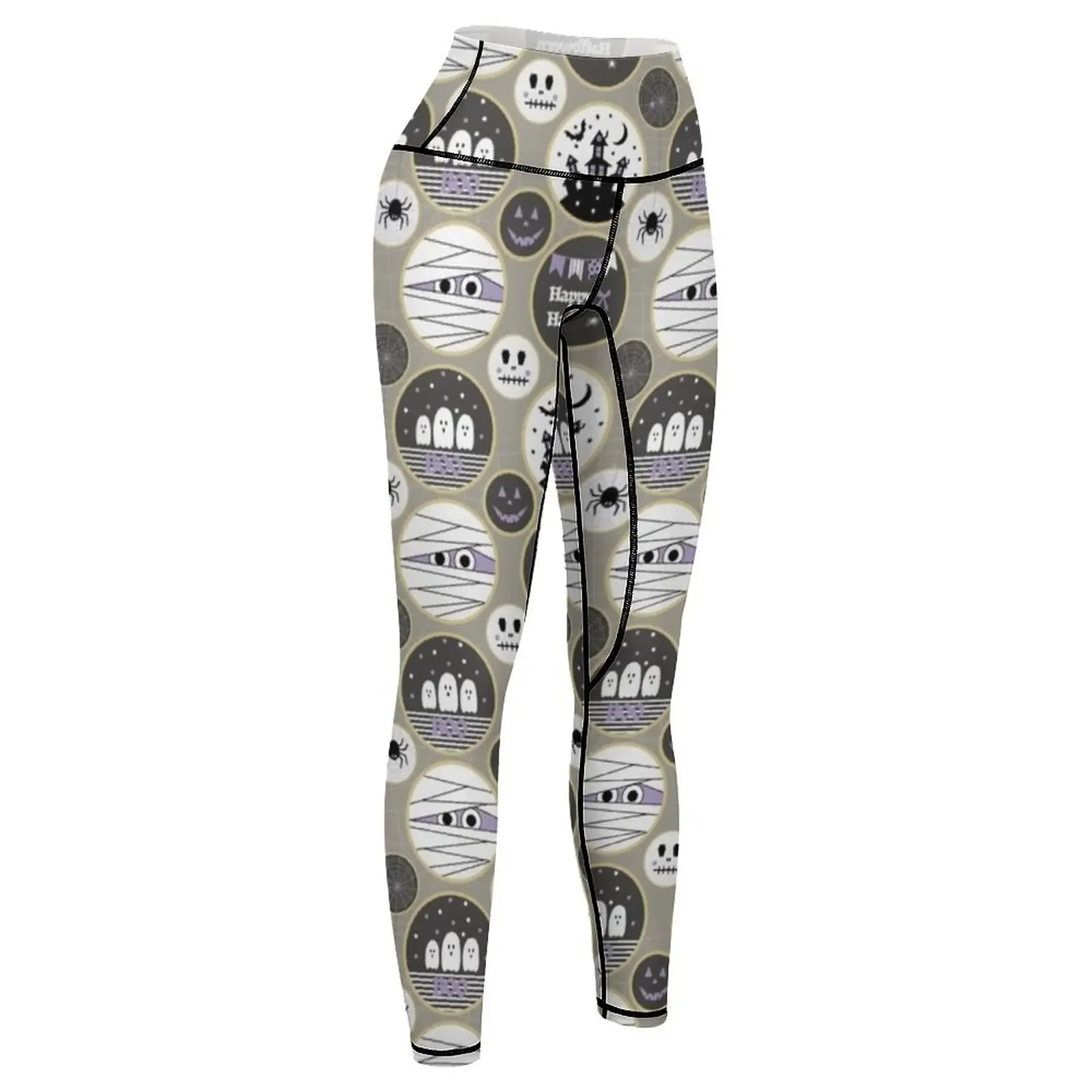 Happy Halloween Leggings ropa deportiva mujer gimnasio 2025 Medias de mujer tenis deportivo para ropa de golf Leggings para mujer