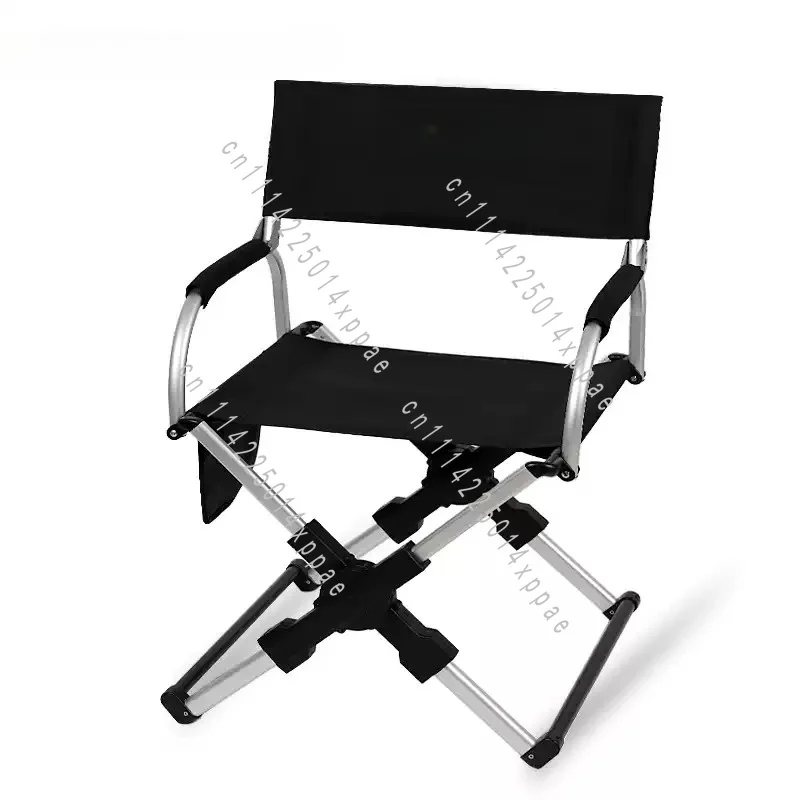 Fishing Beach Chair Self-driving Travel Equipment Outdoor Camping Portable Folding Chair Aluminum Alloy Back Chair Leisure