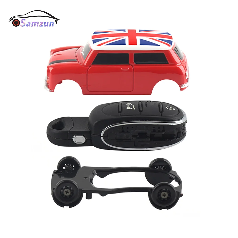 Cubierta de llave de diseño especial para MINI Cooper One JCW F54 F55 F56 F57 F60, bolsa de llavero de calcomanía, funda decorativa, accesorios de