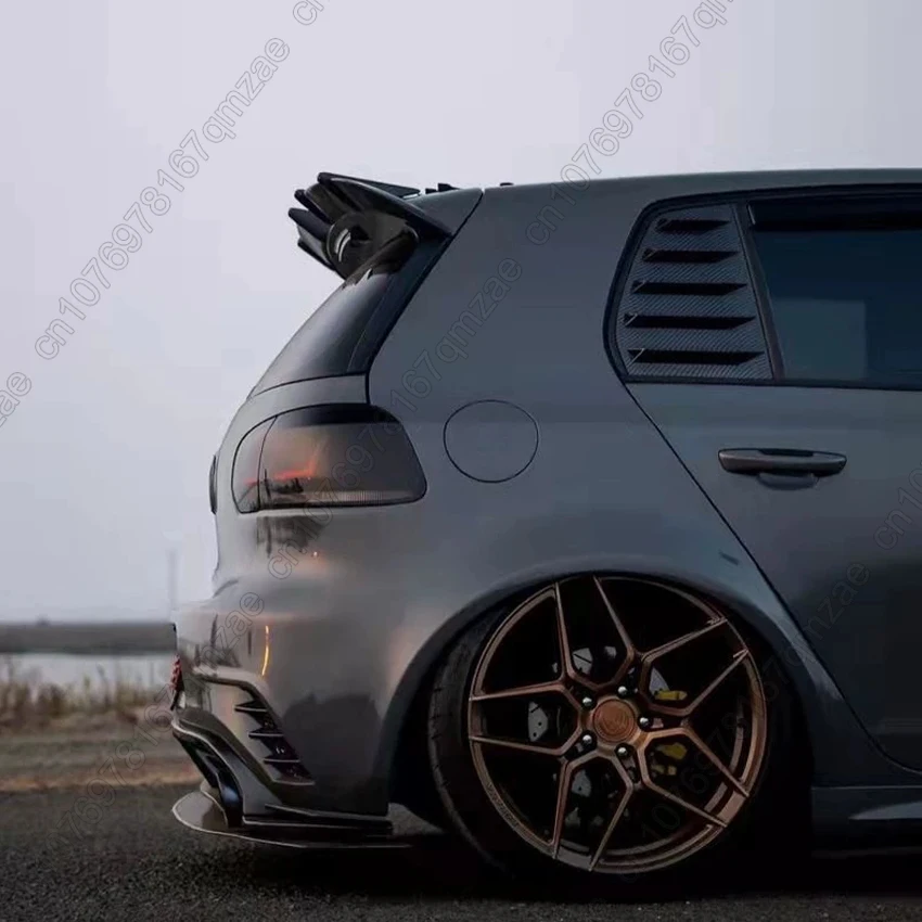 الخلفي الجذع المفسد 2 قطعة AK نمط الجناح الذيل سقف المفسد أجنحة الجسم أطقم لشركة فولكس فاجن فولكس فاجن جولف 7 MK7 7.5 GTI GTD R 2013-2020