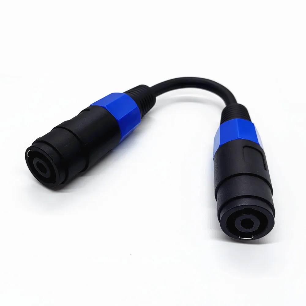 

Speakon Female to Female Connector Jack 2 Pole Straight Coupler Cable for Speaker/Amp 0.2m