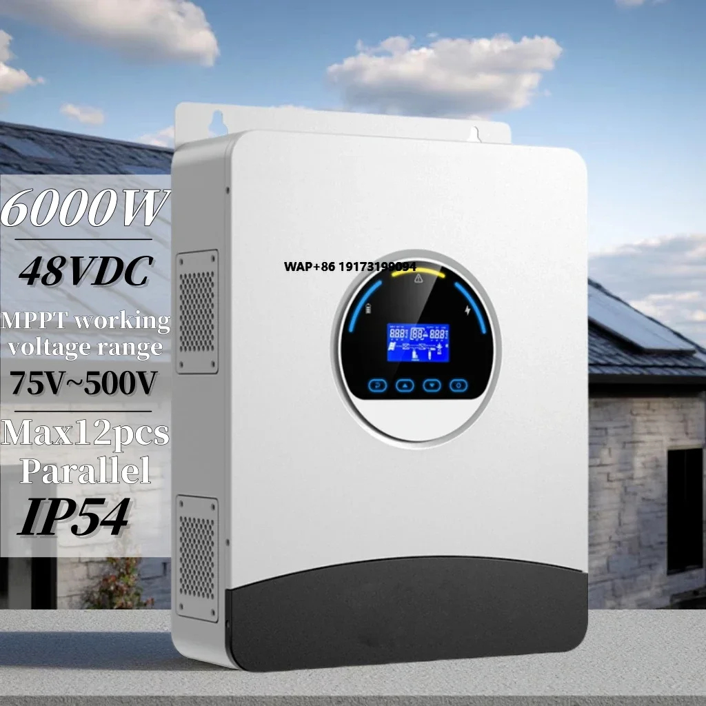 

Встроенный MPPT-инвертор для автономных солнечных систем, однофазный, 6 кВт, для жилых помещений