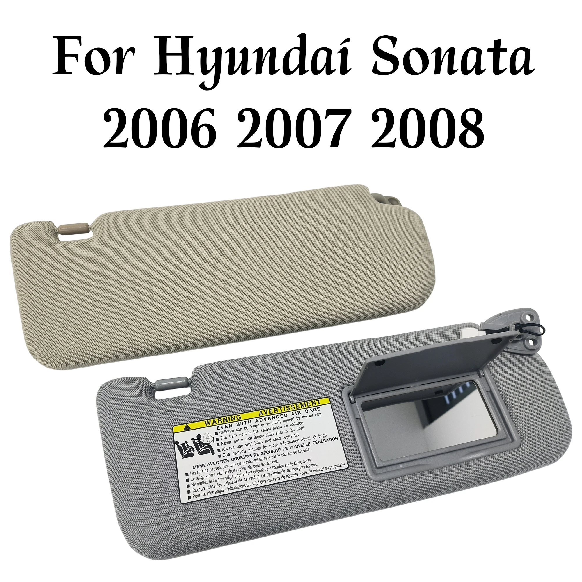 

Car Front Sun Visor For Hyundai Sonata 2006 2007 2008 Sunvisor Part Sunshade Board Interior Sunshield Repair Part 852013K010QD