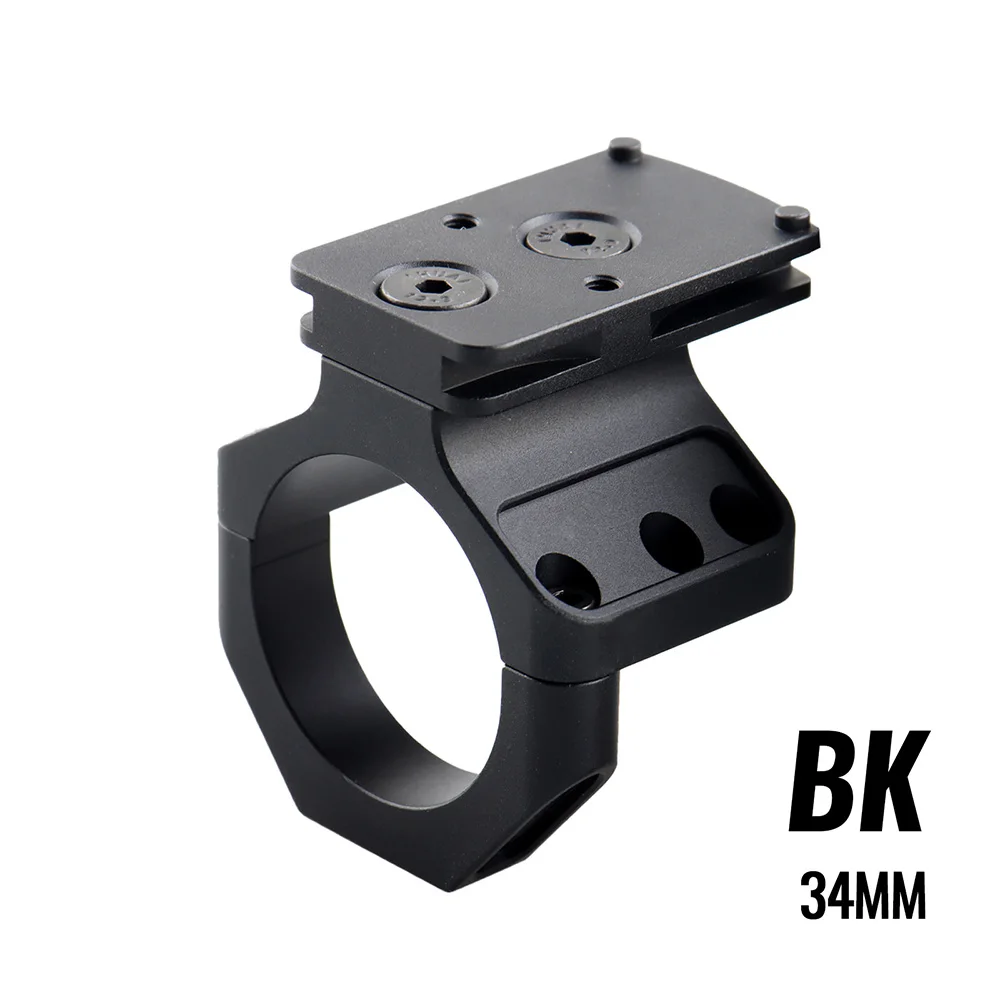 

Hunting Mount accessories 34mm Rifle Scope 6063 Aluminum Mount Hunting Red Dot Sight Base BK DE HK24-0272B