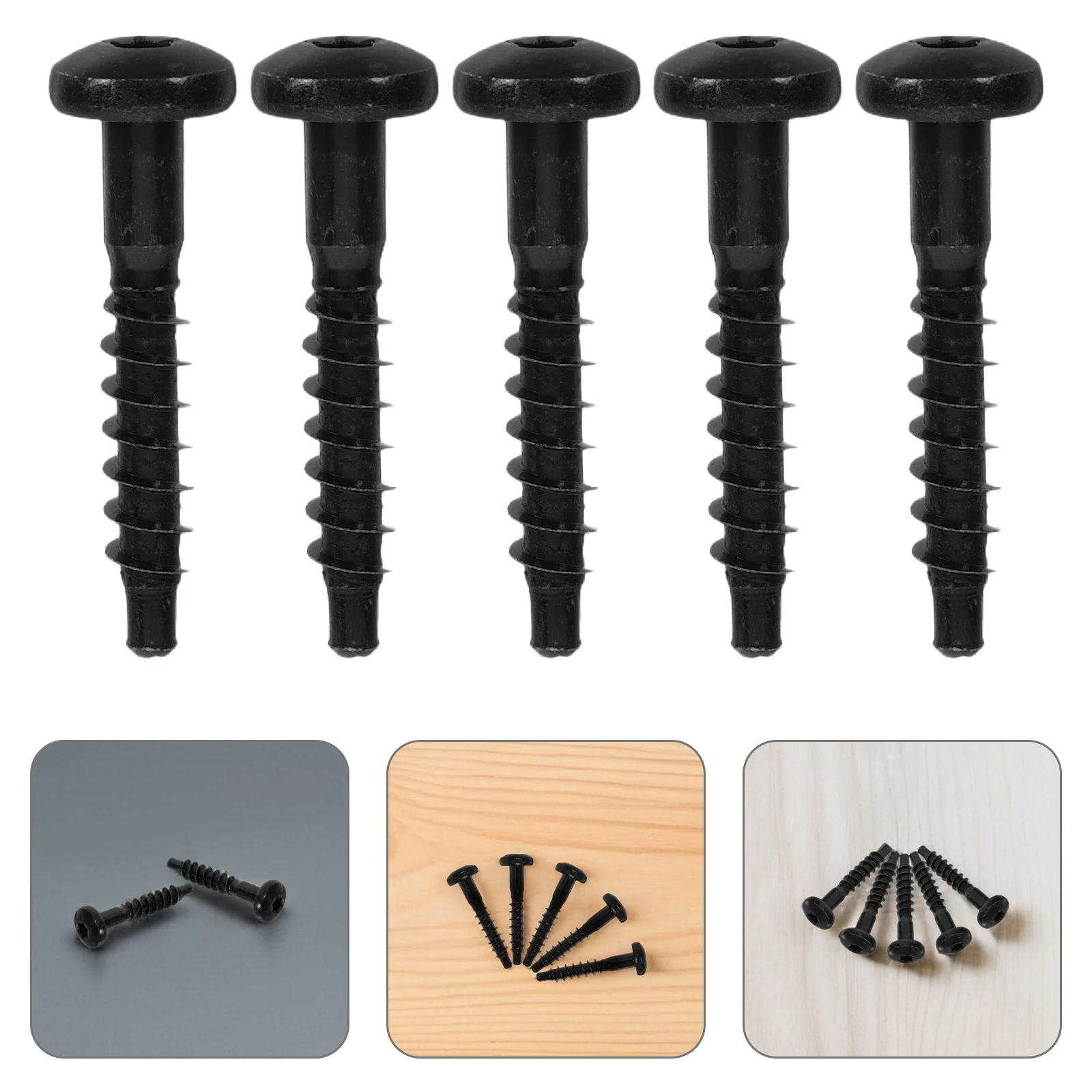 

5Pcs Air Intake Box Retainer Bolts Sturdy Construction Smooth Surface Ideal for Car Air Filter Housing Secure Attachment
