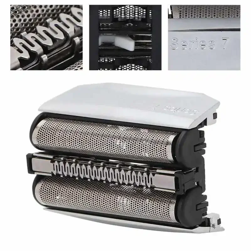 Professional Hair Clipper Cutter Head for Braun Electric Shaver 7 Series 70S Mesh Knife Head Replacement Shaver Head Accessory