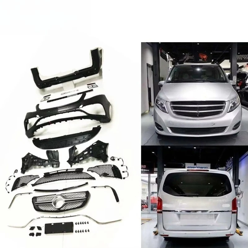

High Quality PP Material Body Kit for V Class W447 V250/V260 Grille Front Rear Bumper Set