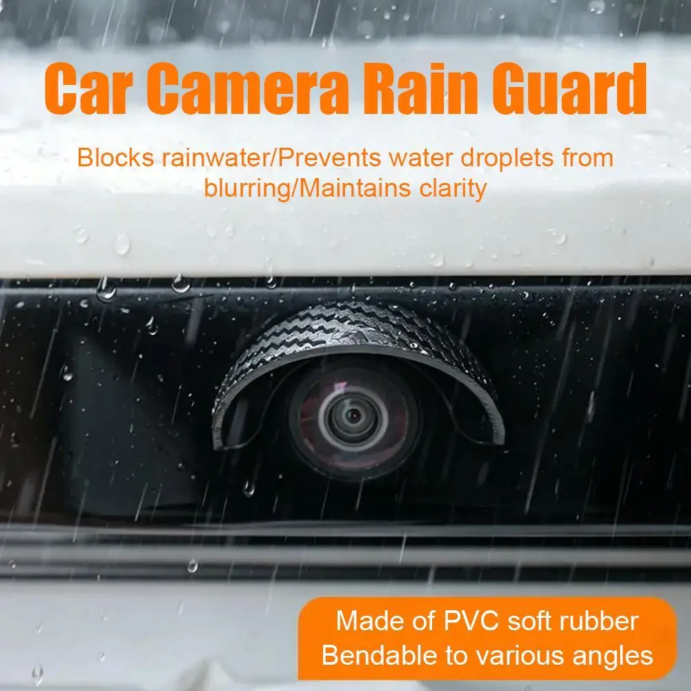 Car Reverse Camera Rain Guard Anti-Water Splash Cover for Clear Rearview in Rain Automotive Exterior Accessories