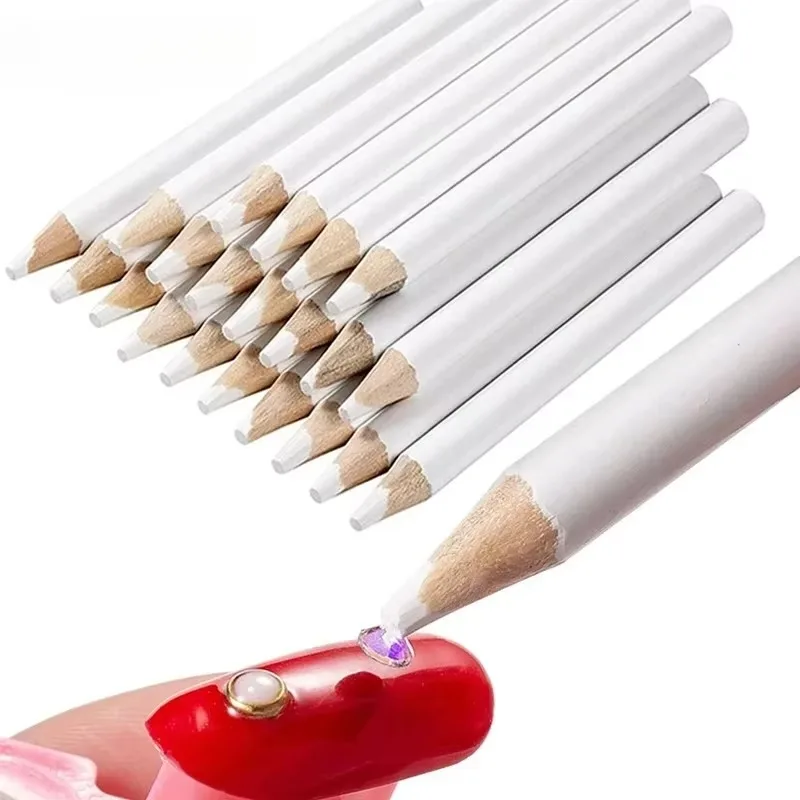 1/5/10Pcs Nail Dotting Pen Tools Picking Rhinestone Gem Picking Crystal Wax Pencil Nail Decoration Embellishment Tools