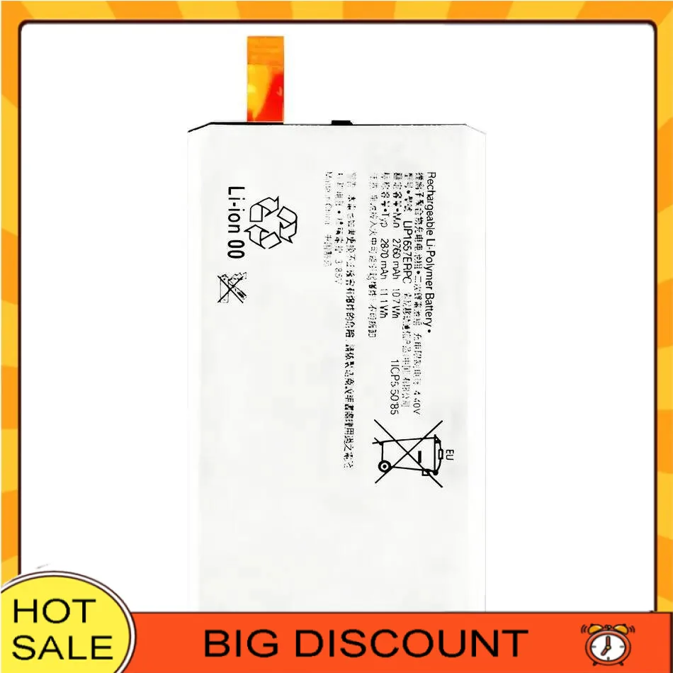 

Mobile Phone Battery LIP1657ERPC 2870Mah For Sony Xperia XZ2 Compact Mini H8324 H8314 SO-05K