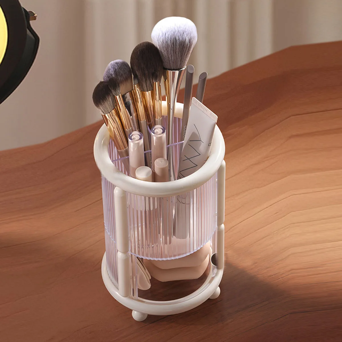 1Pcs Makeup Storage Container for Makeup Brush Lipstick Eyebrow Pencil  Eyeshadow Brush Powder &Foundation Holder Pen Holder