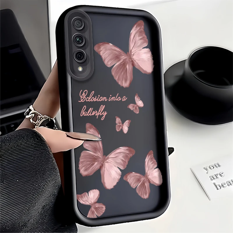 Cute Butterfly Case For Huawei Y9 Prime 2019 Y9S Y7A Magic 5 Pro X9 X30 Mate 40 P20 P30 P50 P40 Lite Lens Protection Soft Cover