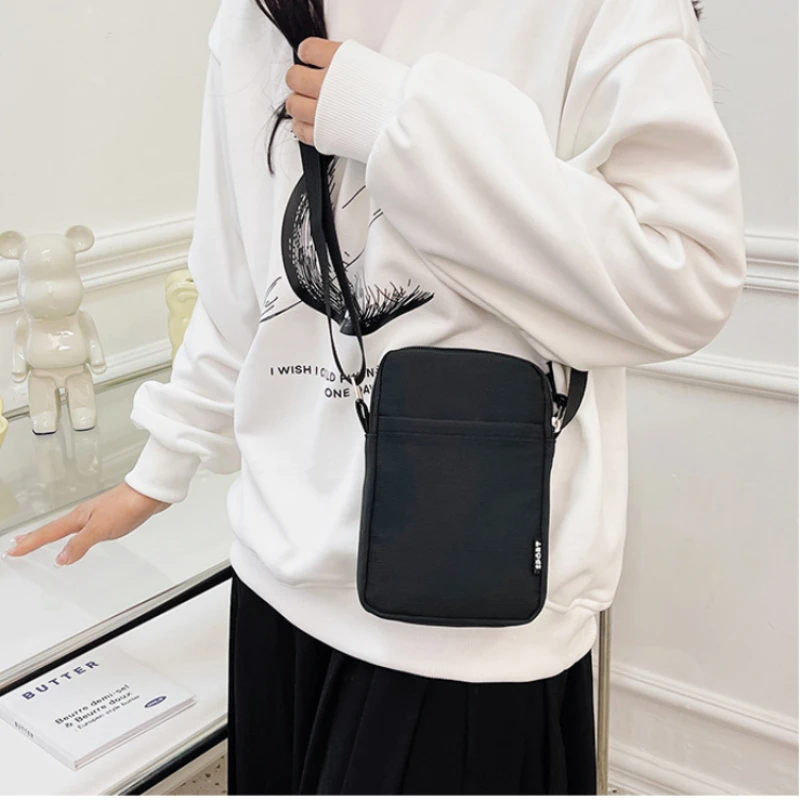 New Fashion Mobile Phone Bag Women\'s Messenger Bag All-match Mini Small Crossbody Bag Hanging Neck Coin Purse Vertical Handbag