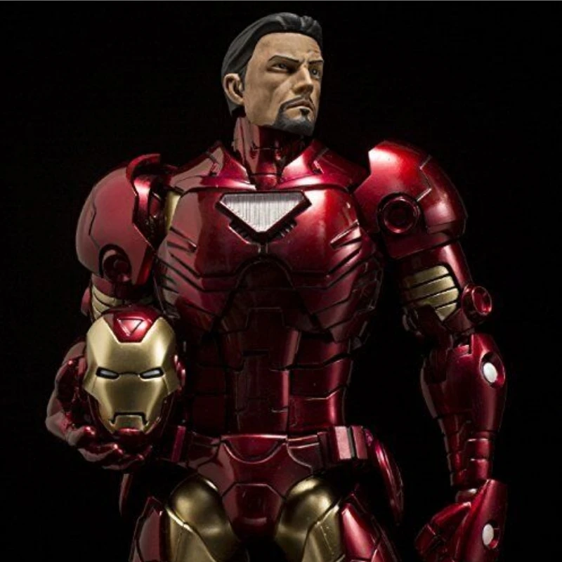 New Armorize Ironman Iron Man Comic Book Version Of The Impasse Armored Metal Action Figure Model Toy Collectible  Boy'S Gift